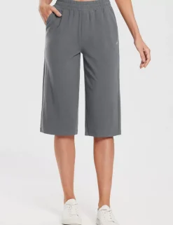 Baleaf Evergreen 15" Cotton Drawstring Sweatpants^Women Shorts & Underwear