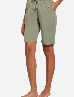 Baleaf Evergreen Cotton Bermuda Shorts^Women Knee-Length