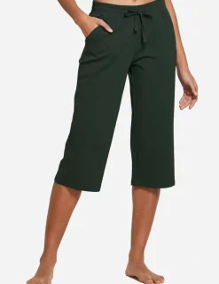 Baleaf Evergreen Cotton Cropped Pants^Women Capris