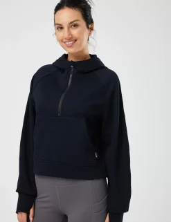 Baleaf Evergreen Cotton Half-Zip Pullover^Women Fleece-Lined