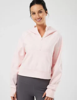 Baleaf Evergreen Cotton Half-Zip Pullover^Women Fleece-Lined