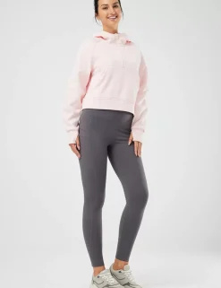 Baleaf Evergreen Cotton Half-Zip Pullover^Women Fleece-Lined