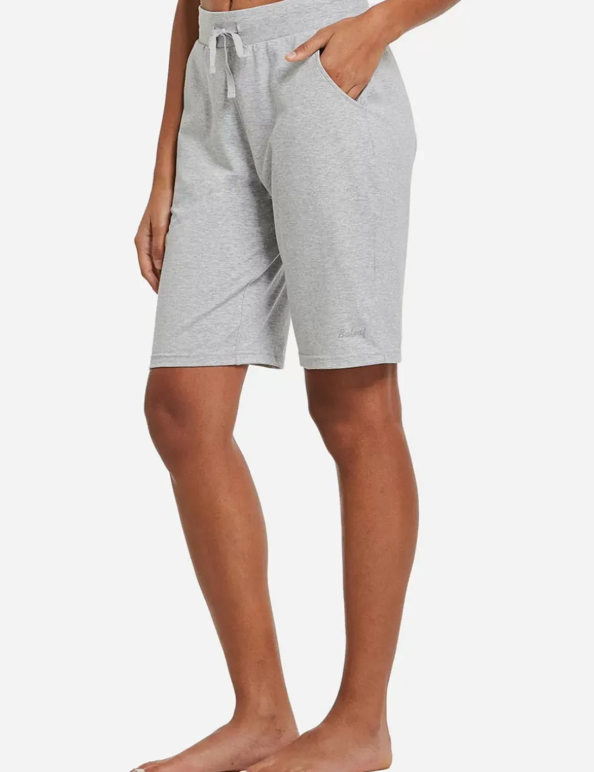Baleaf Evergreen Cotton Knee-Length Shorts^Women Knee-Length