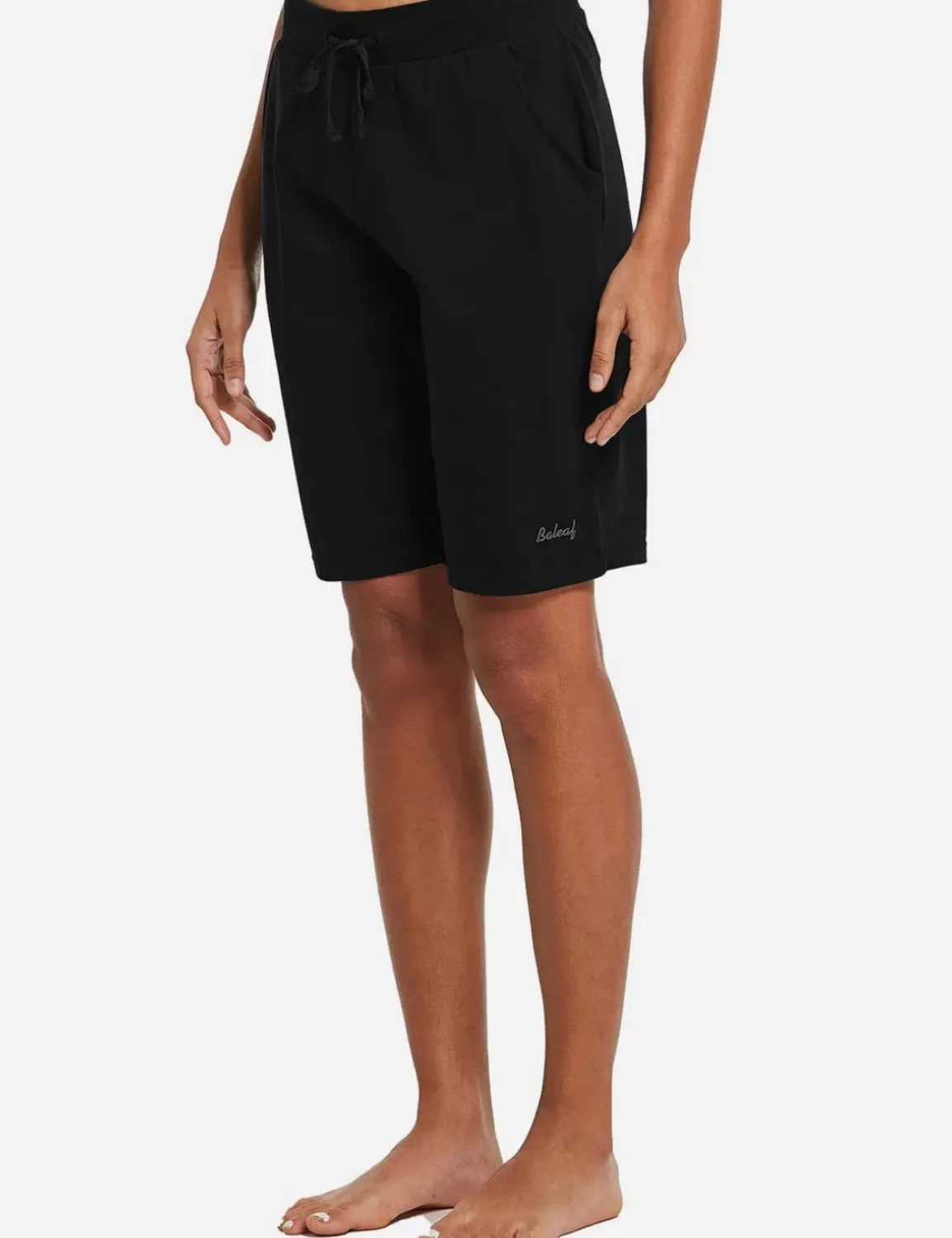 Baleaf Evergreen Cotton Knee-Length Shorts^Women Knee-Length