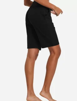Baleaf Evergreen Cotton Knee-Length Shorts^Women Knee-Length