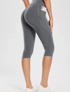 Baleaf Evergreen Cotton Pocketed Capris^Women Capris