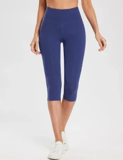 Baleaf Evergreen Cotton Pocketed Capris^Women Leggings