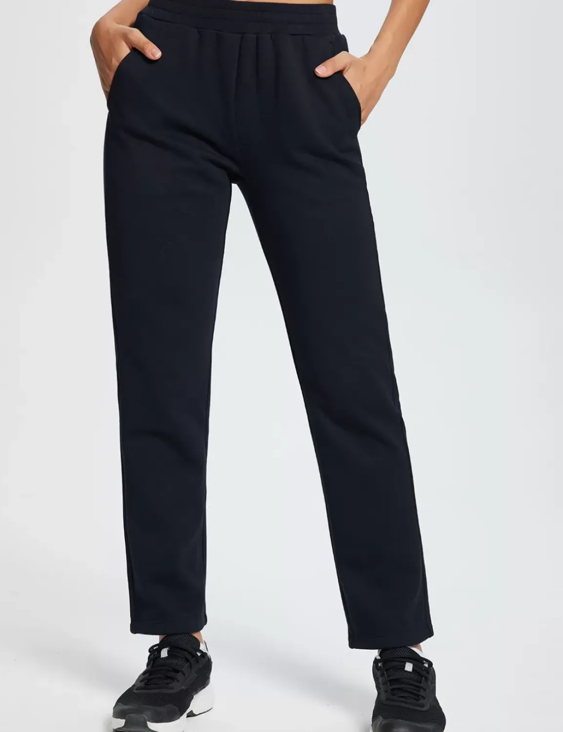 Baleaf Evergreen Cotton Pocketed Sweatpants^Women Fleece-Lined