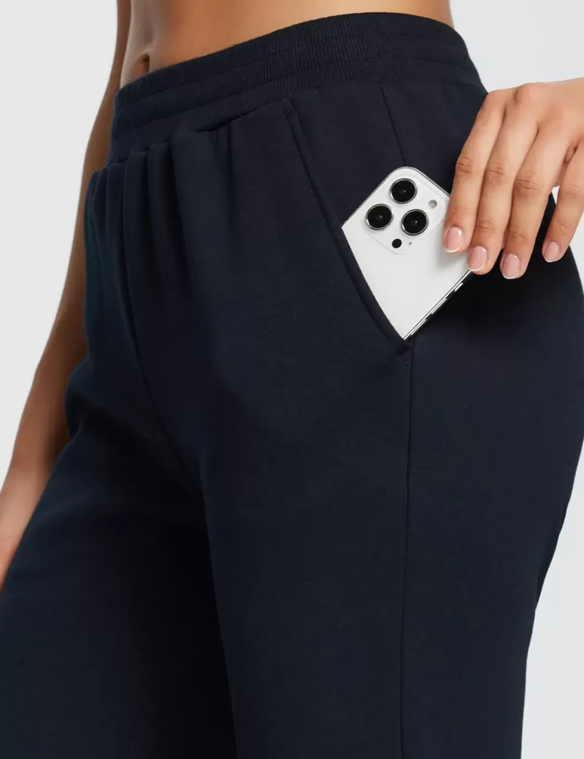 Baleaf Evergreen Cotton Pocketed Sweatpants^Women Fleece-Lined