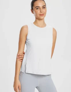 Baleaf Evergreen Cotton Side Slit Tank Top^Women Short-Sleeved & Tank Tops