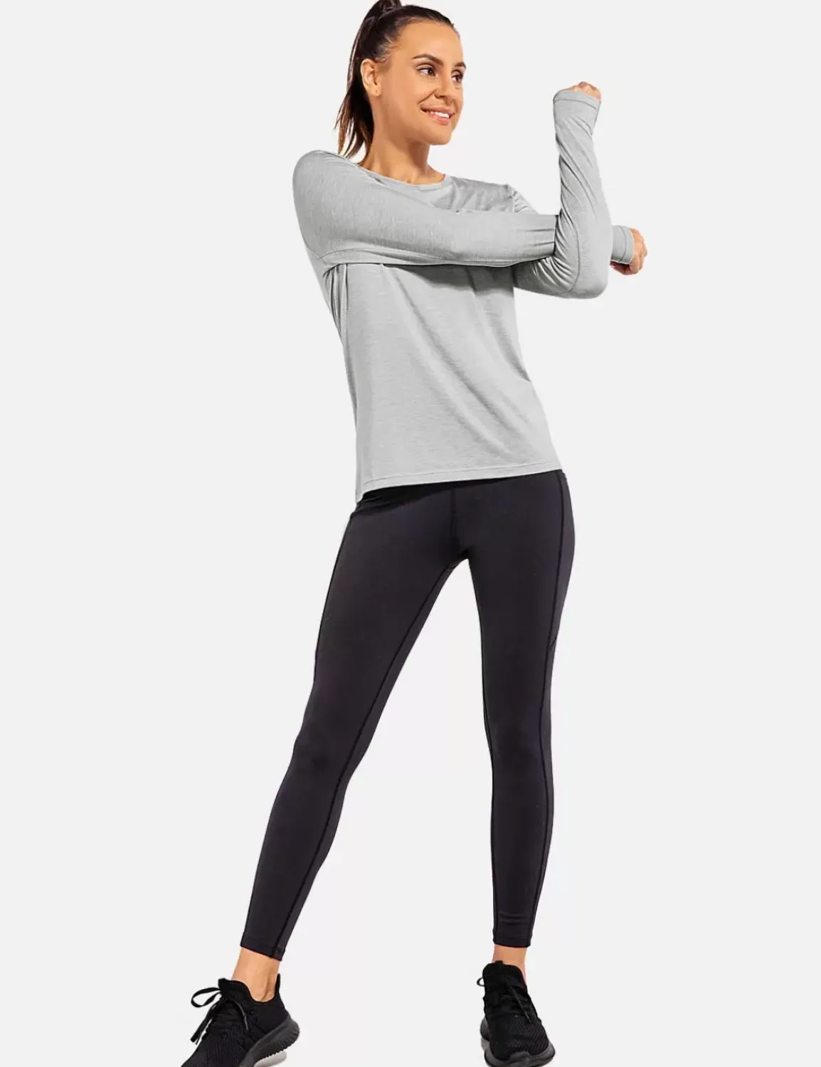 Baleaf Evergreen Crew Neck Shirt^Women Long-Sleeved