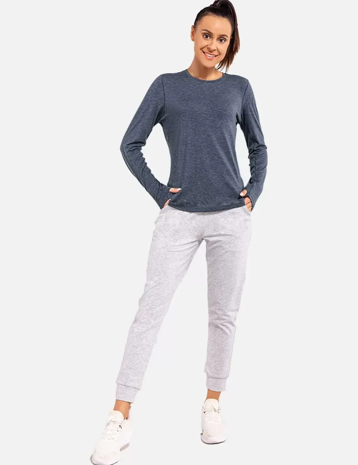 Baleaf Evergreen Crew Neck Shirt^Women Long-Sleeved