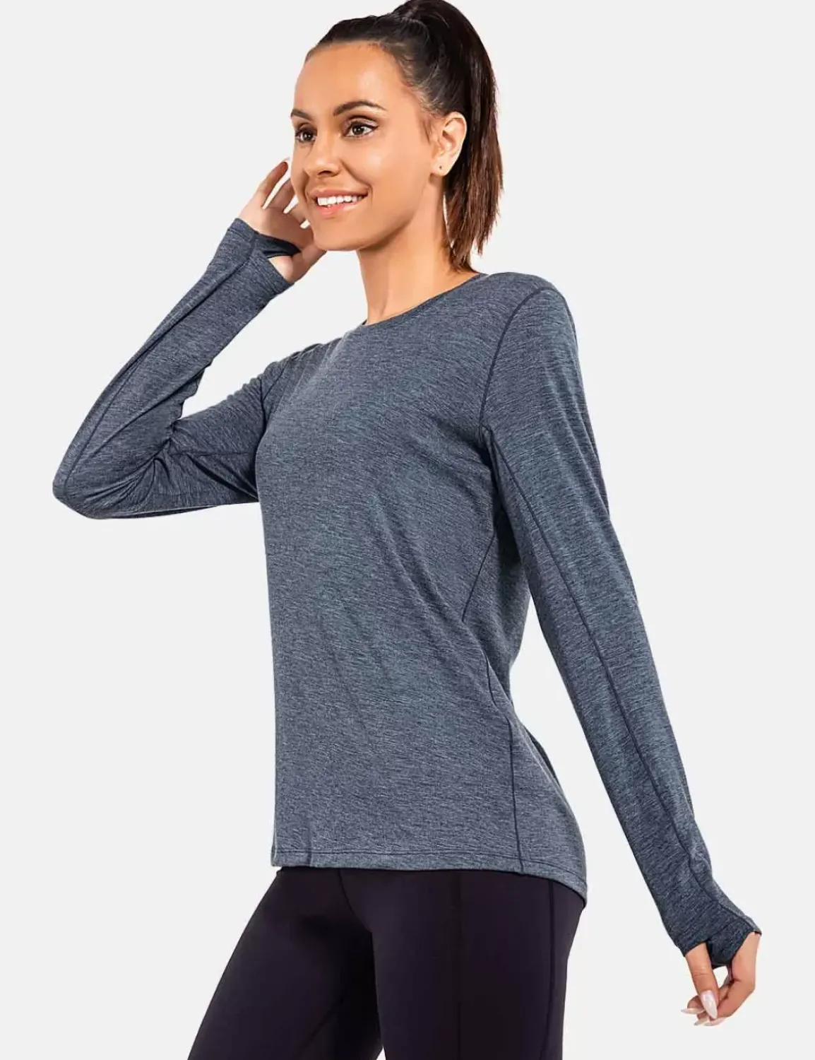 Baleaf Evergreen Crew Neck Shirt^Women Long-Sleeved