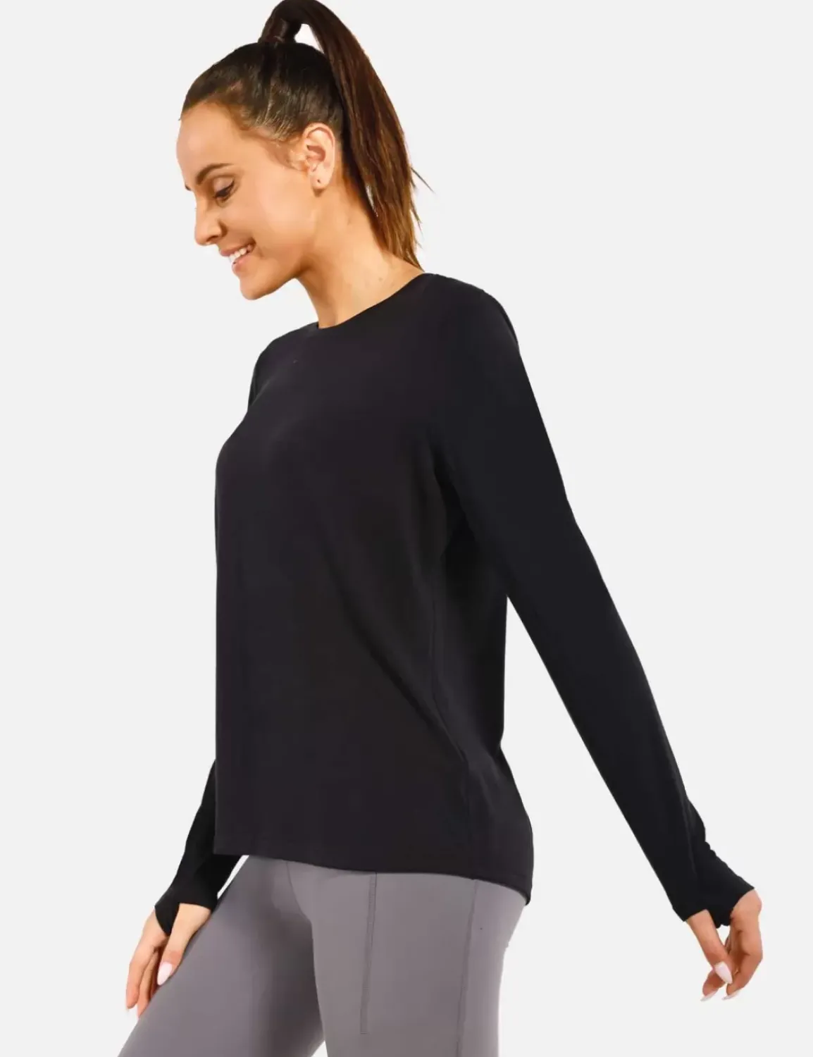 Baleaf Evergreen Crew Neck Shirt^Women Long-Sleeved
