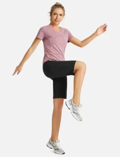 Baleaf Evergreen Drawstring Bermuda Shorts^Women Knee-Length