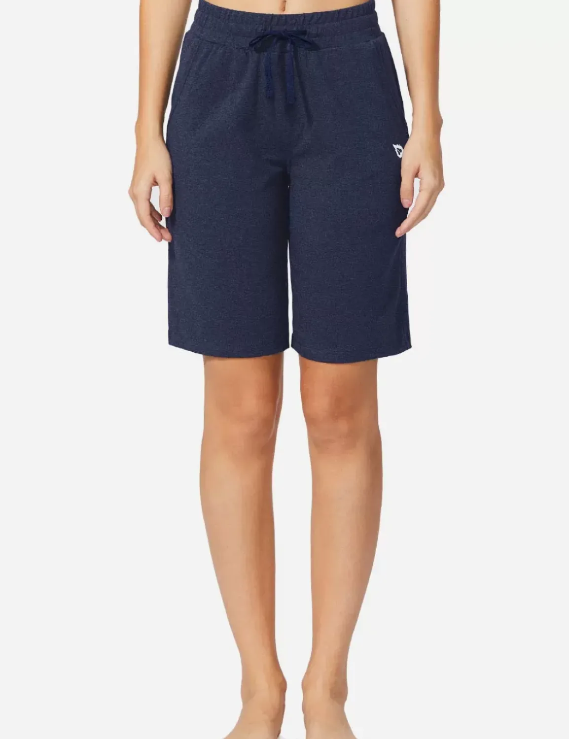 Baleaf Evergreen High Rise Bermuda Shorts^Women Knee-Length