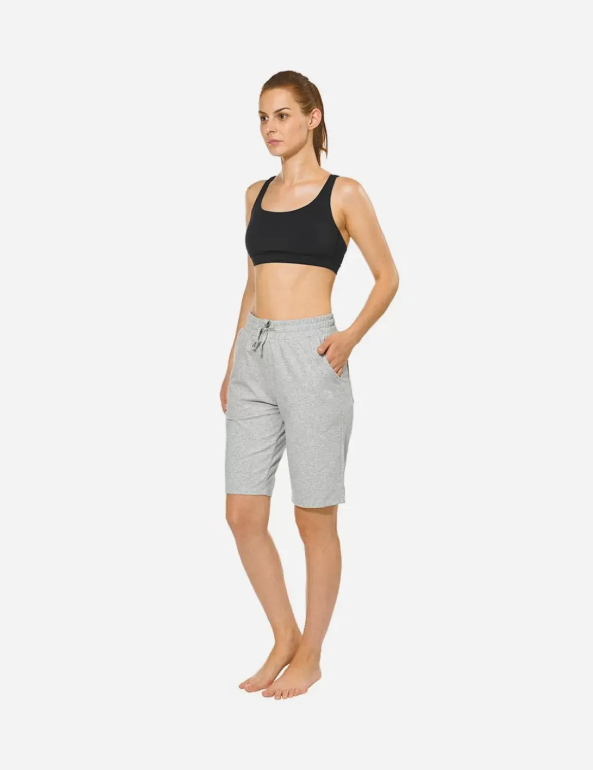 Baleaf Evergreen High Rise Bermuda Shorts^Women Shorts & Underwear