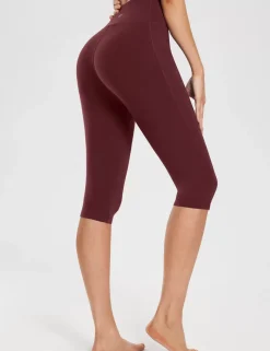 Baleaf Evergreen Knee-Length Pocketed Capris^Women Knee-Length