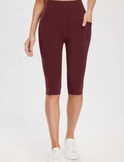 Baleaf Evergreen Knee-Length Pocketed Capris^Women Knee-Length