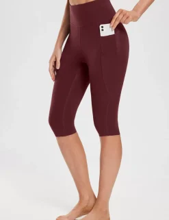 Baleaf Evergreen Knee-Length Pocketed Capris^Women Shorts & Underwear