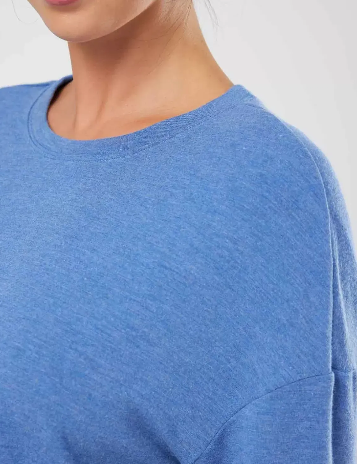 Baleaf Evergreen Modal Oversized Cropped Top (Website Exclusive)^Women Long-Sleeved