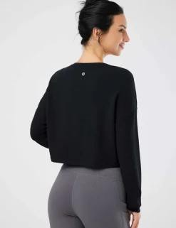 Baleaf Evergreen Modal Oversized Cropped Top (Website Exclusive)^Women Long-Sleeved