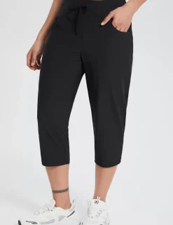 Baleaf Flyleaf Drawstring Capri (Plus Size)^Women Capris