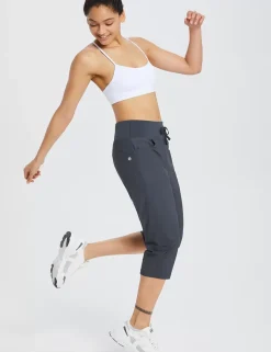 Baleaf Flyleaf Drawstring Capri (Plus Size)^Women Capris