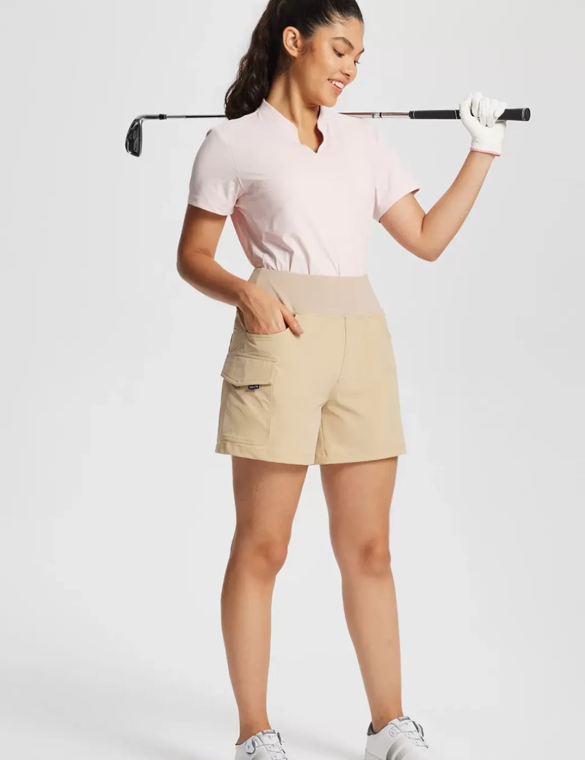 Baleaf Flyleaf Hiking Cargo Shorts^Women Shorts & Underwear
