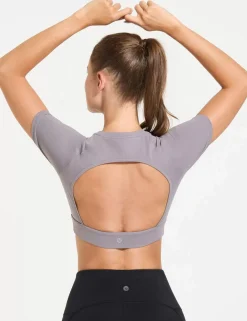 Baleaf Flyleaf Open Back Crop Top^Women Short-Sleeved & Tank Tops