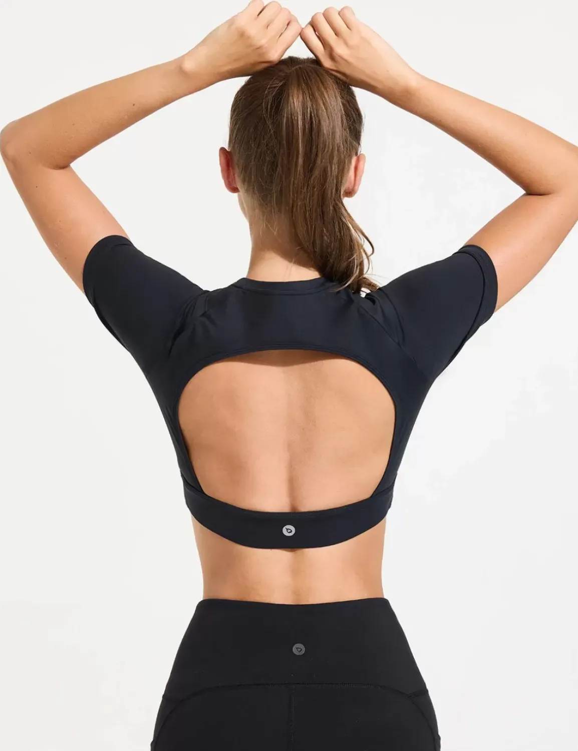 Baleaf Flyleaf Open Back Crop Top^Women Short-Sleeved & Tank Tops
