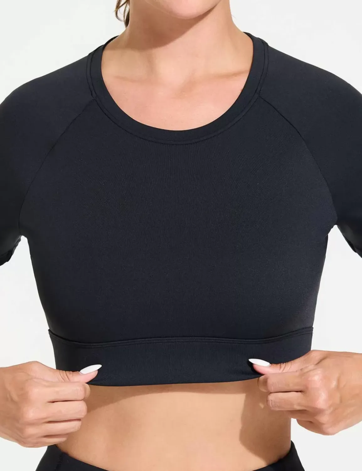 Baleaf Flyleaf Open Back Crop Top^Women Short-Sleeved & Tank Tops