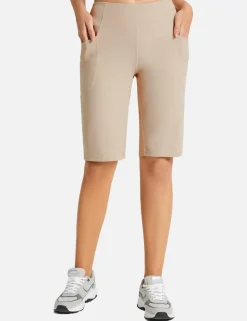 Baleaf Flyleaf Pull-On Bermuda Shorts^Women Knee-Length