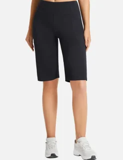 Baleaf Flyleaf Pull-On Bermuda Shorts^Women Knee-Length
