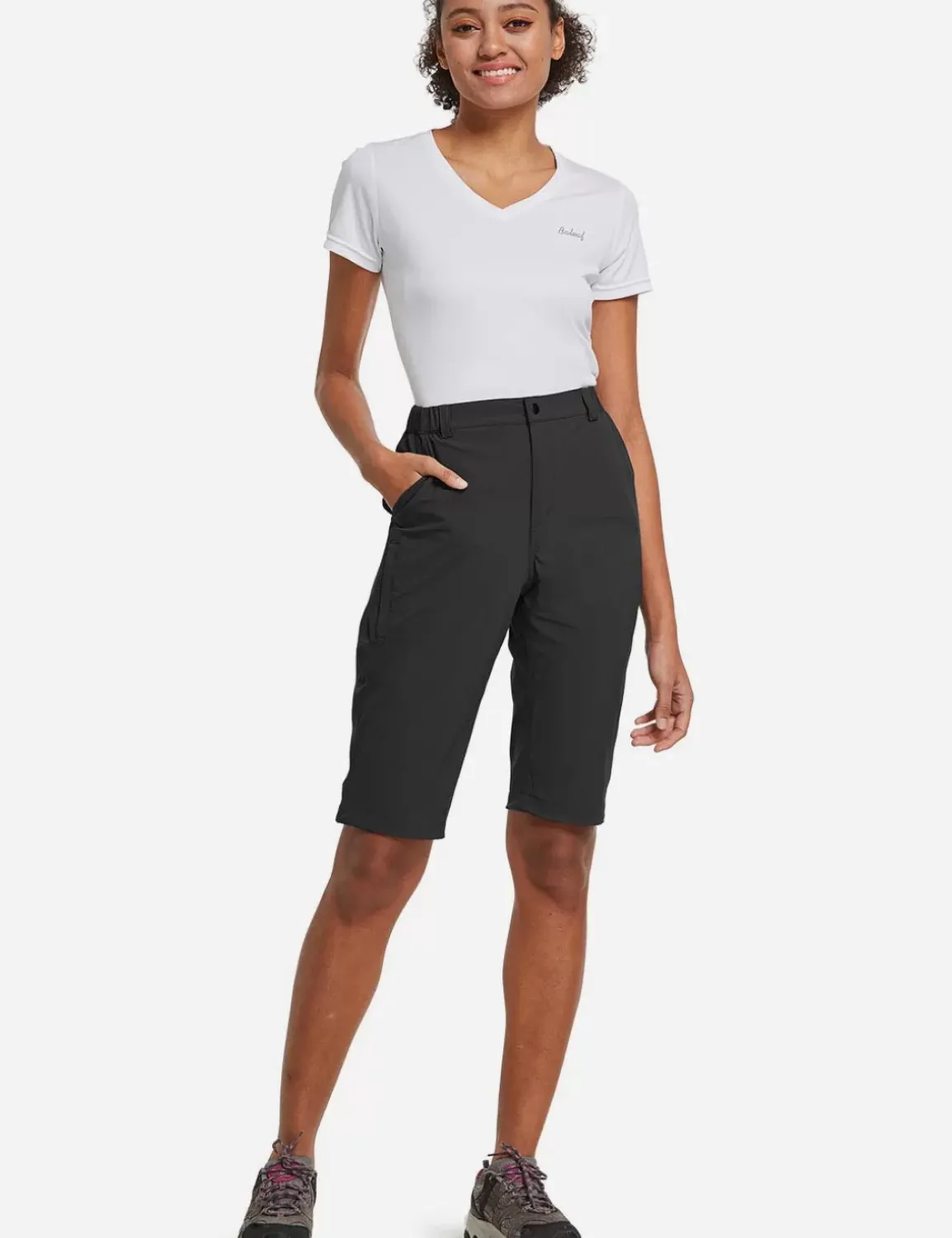 Baleaf Flyleaf Upf50+ Dwr Knee-Length Shorts^Women Knee-Length