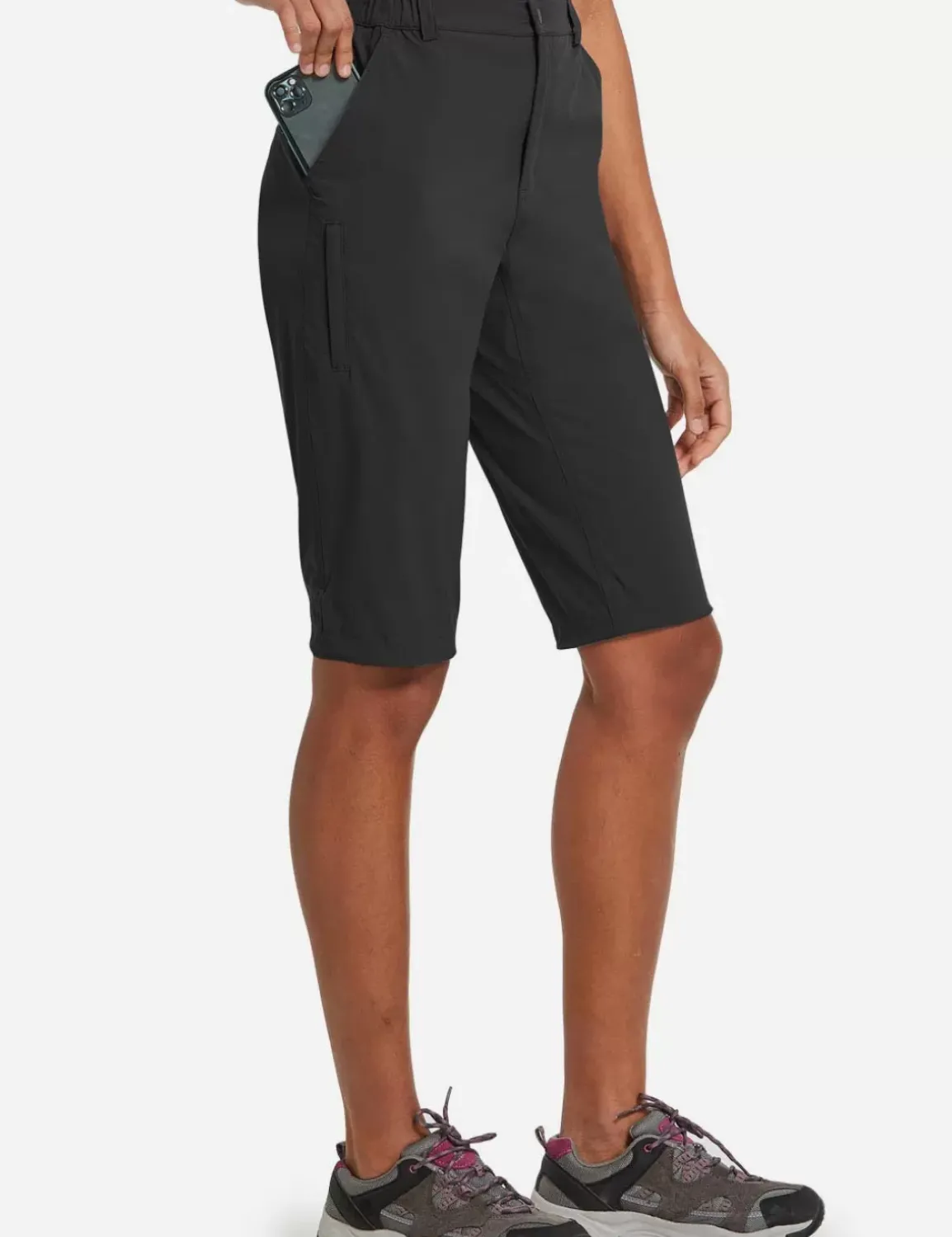 Baleaf Flyleaf Upf50+ Dwr Knee-Length Shorts^Women Knee-Length