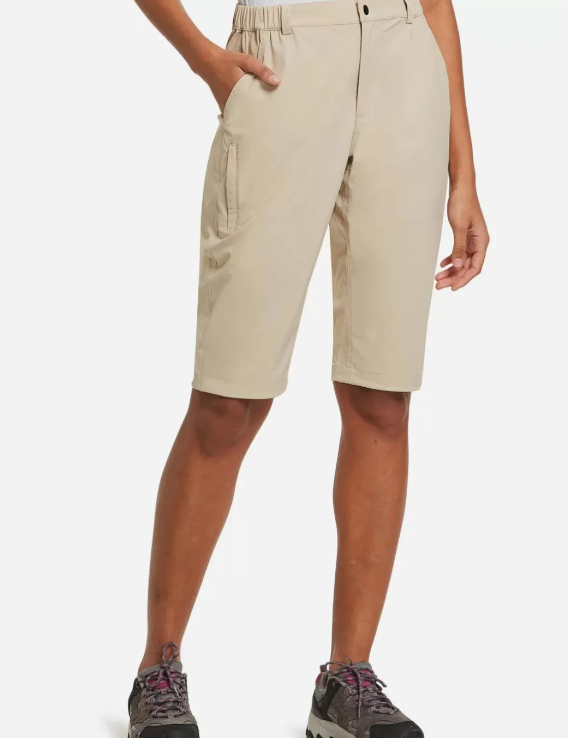Baleaf Flyleaf Upf50+ Dwr Knee-Length Shorts^Women Knee-Length