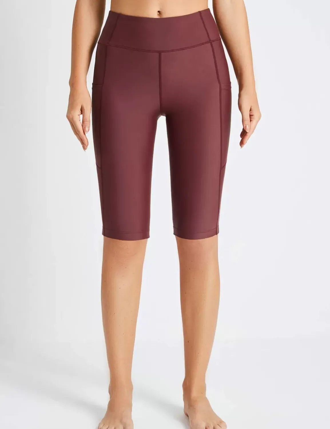 Baleaf Flyleaf Upf50+ High-Rise Swim Shorts^Women Knee-Length