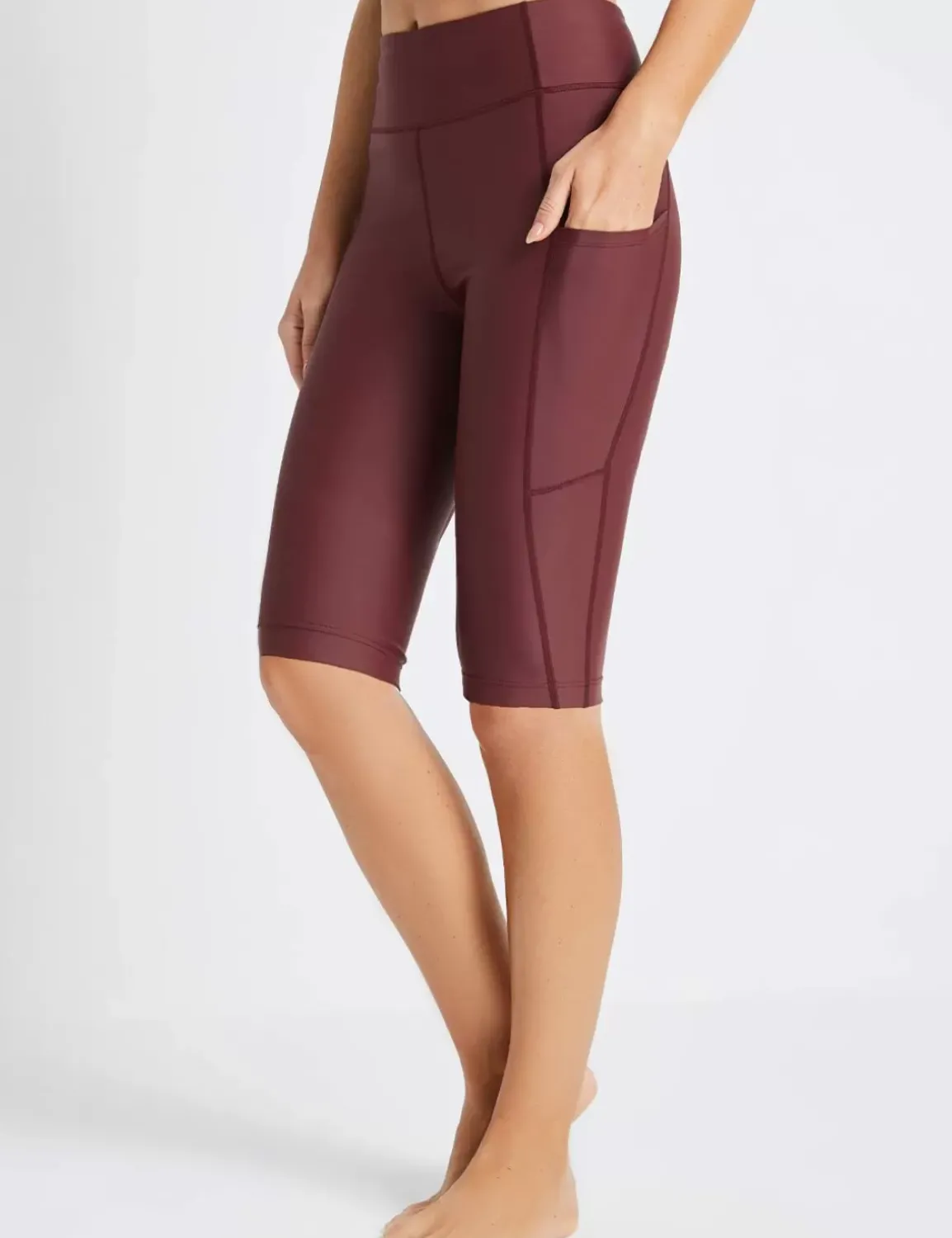 Baleaf Flyleaf Upf50+ High-Rise Swim Shorts^Women Knee-Length
