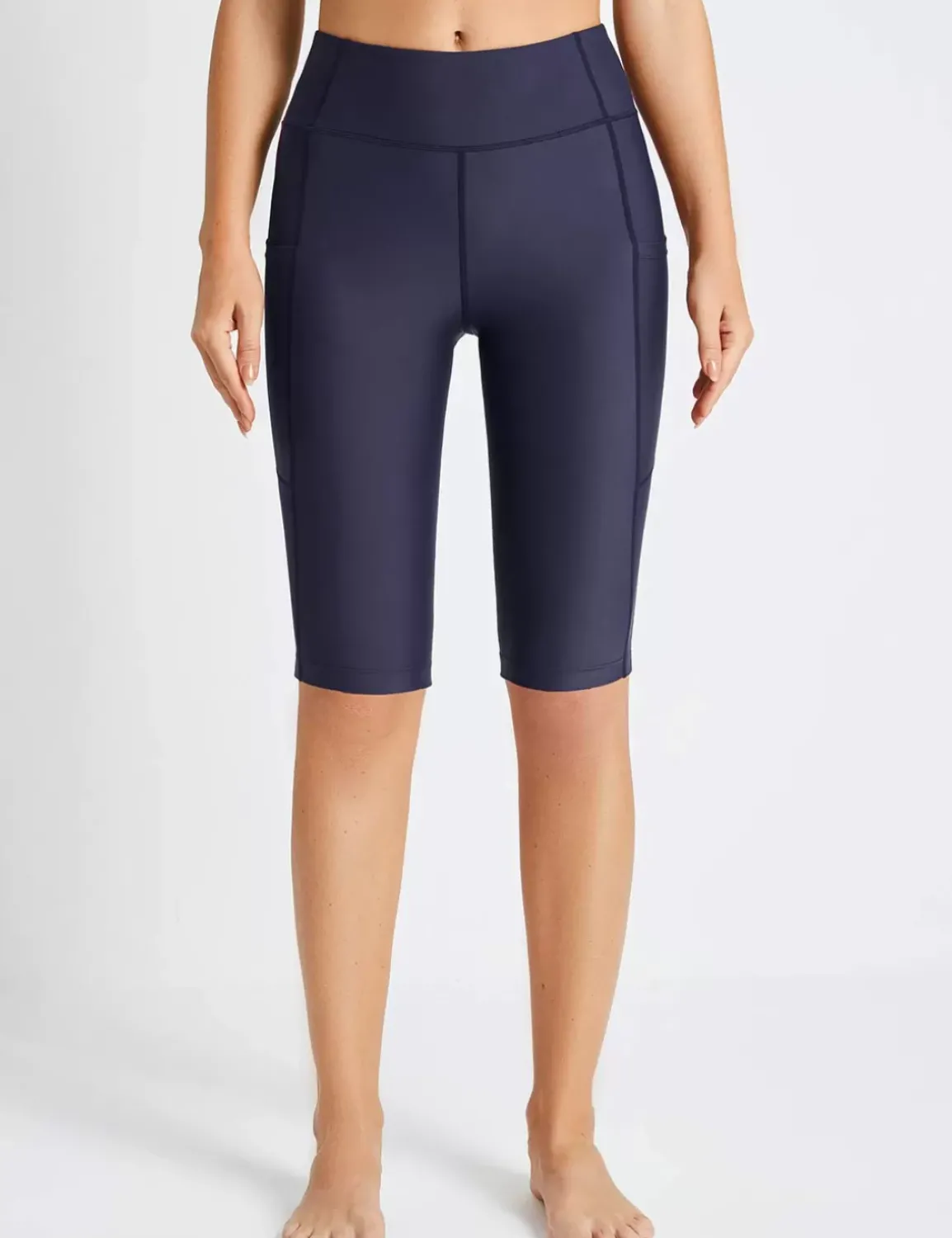 Baleaf Flyleaf Upf50+ High-Rise Swim Shorts^Women Knee-Length