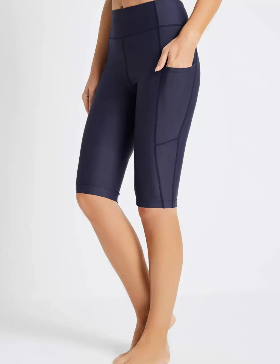 Baleaf Flyleaf Upf50+ High-Rise Swim Shorts^Women Knee-Length