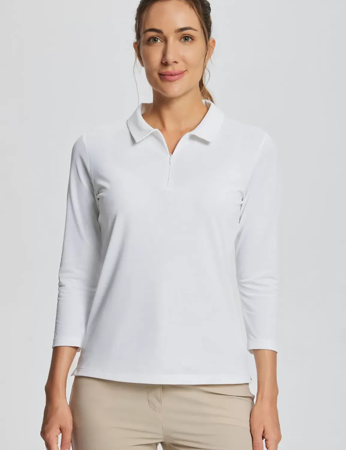Baleaf Flyleaf Upf50+ Quarter Zip Polo (Website Exclusive)^Women Upf50+