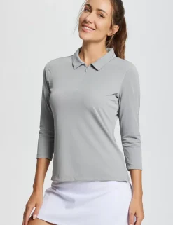 Baleaf Flyleaf Upf50+ Quarter Zip Polo (Website Exclusive)^Women Long-Sleeved
