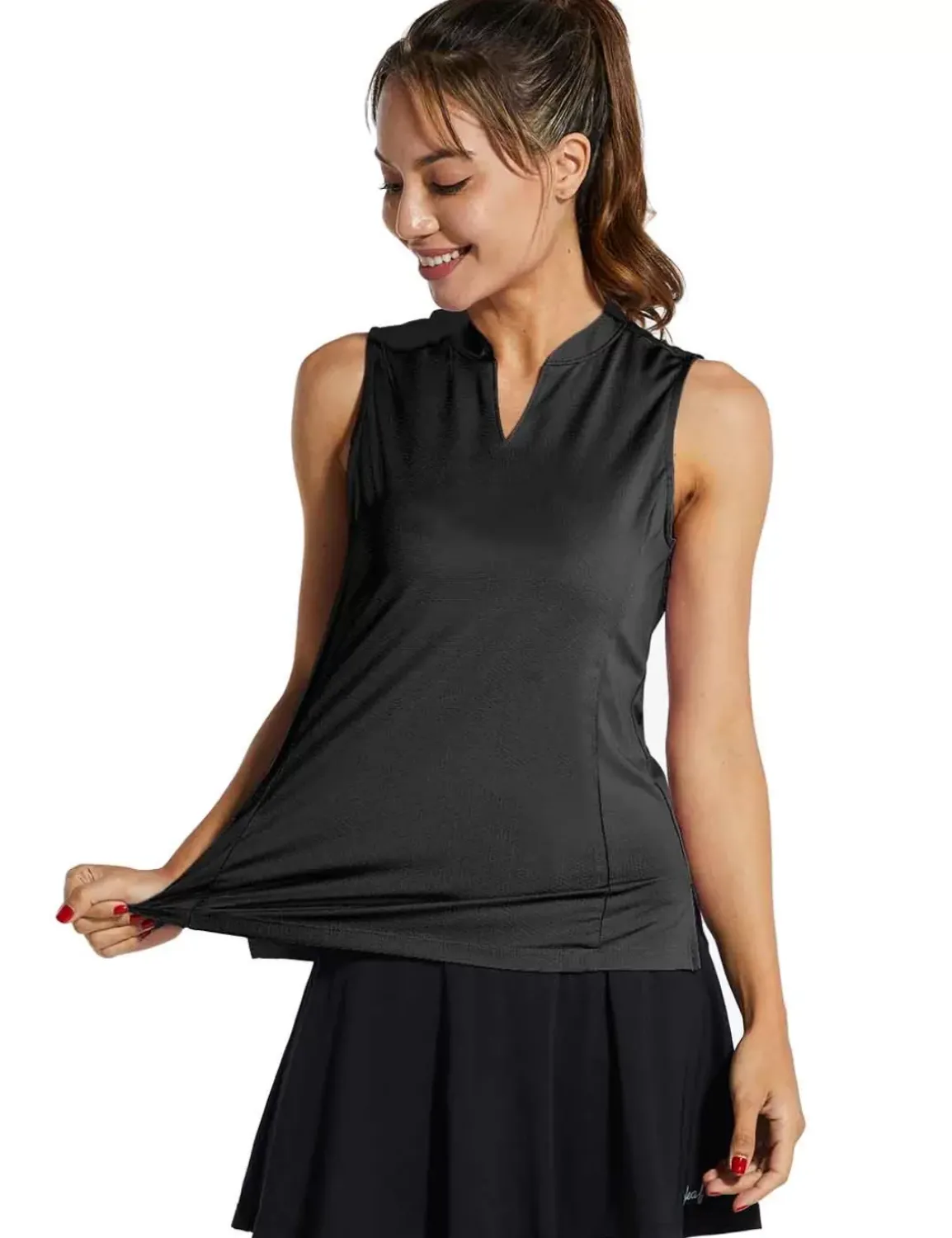 Baleaf Flyleaf Upf40+ V Neck Tank^Women Short-Sleeved & Tank Tops