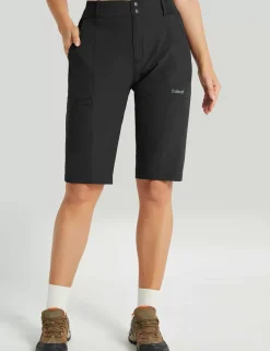 Baleaf Flyleaf Upf50+ Water-Resistant Bermuda Shorts^Women Upf50+