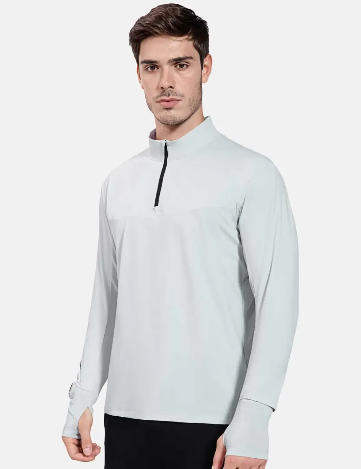 Baleaf Flyleaf Watch Window Quarter Zip Pullover^Men Long-Sleeved Shirts