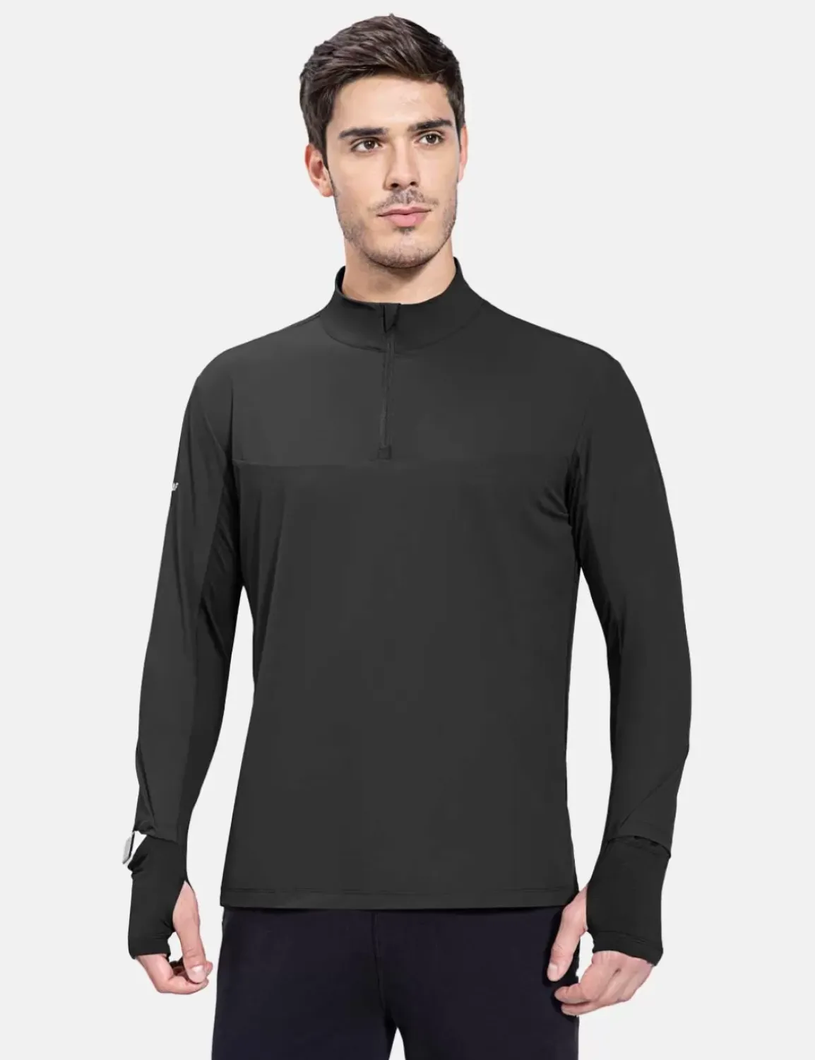 Baleaf Flyleaf Watch Window Quarter Zip Pullover^Men Long-Sleeved Shirts