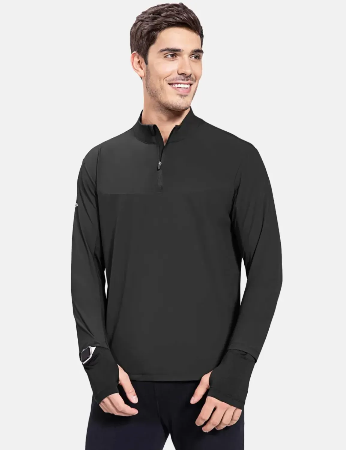 Baleaf Flyleaf Watch Window Quarter Zip Pullover^Men Long-Sleeved Shirts