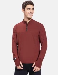 Baleaf Flyleaf Watch Window Quarter Zip Pullover^Men Long-Sleeved Shirts