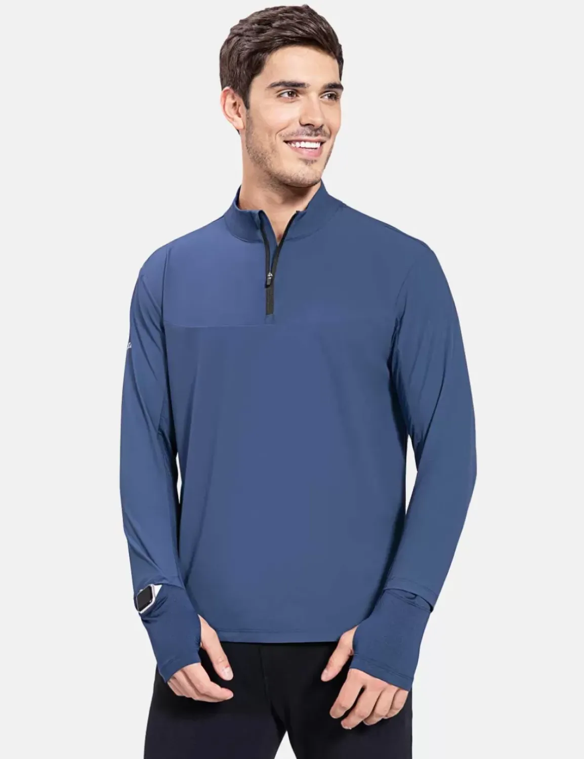 Baleaf Flyleaf Watch Window Quarter Zip Pullover^Men Long-Sleeved Shirts